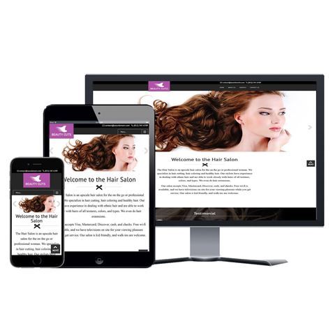 Picture of Hair Salon Website - Design #102