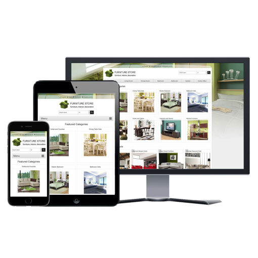 Hình ảnh Website eCommerce - Thiết Kế #910 Furniture