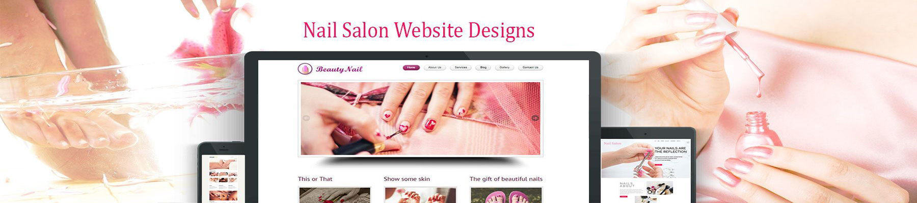 nail salon website design services