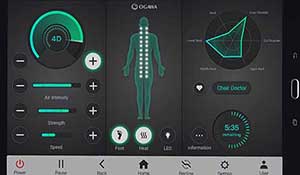 Ghế massage Ogawa Master Drive AI có màn hình Samsung 10"